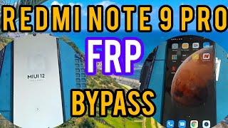 #frp  Redmi Note 9 Pro Frp Unlock (M2003J6B2G) Bypass Google Account Lock New Method