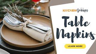 Make Your Next Party Even More Fun with Kitchen Groups Table Napkins!