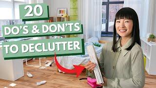 20 Practical Yet Powerful Do’s and Don’ts to Declutter Your Home in 2025 |  Minimalism and Declutter