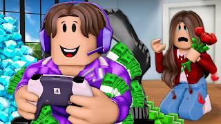 She DUMPED Her GAMER Boyfriend... He Became RICH! (A Roblox Movie)