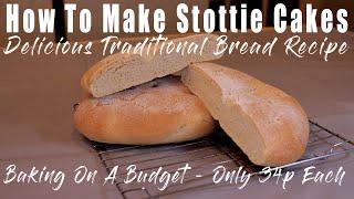 How To Make Stottie Cakes - Simple Traditional Homemade Bread Recipe - Only 34p Each