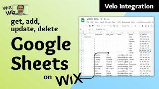 How to use Wix Google Sheets Integration - Velo Package