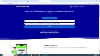 Youtube Subscribe To Unlock Download File