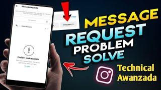 Instagram Message Request Problem Fix | Instagram Message Request Couldn't Load Request