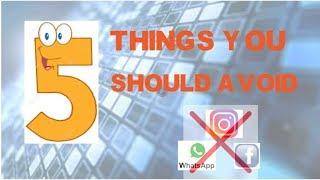 CDAC - 5 things you should avoid during CDAC