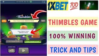 "1xbet Thimbles Game New Update" $50,000 Winning Tricks And Tips 