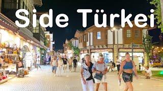 Side Turkey 2024 - Travel Guide  Beautiful Walking Tour of Side Old Town [4K UHD] #side  #turkey