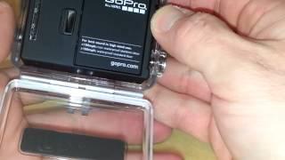 GoPro Hero3+ plus How to open case housing and remove casing