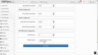 CWP WebServers  | How to configure Nginx/Varnish/Apache & PHP-FPM global or per domain