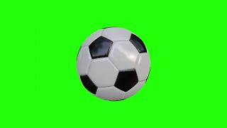 football ball green screen