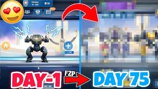 DAY 1 To DAY 75  | Mech Arena F2P Challenge - Mech Arena