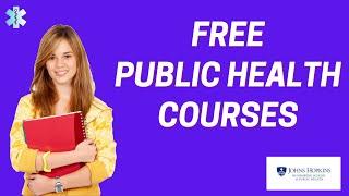 Free Public Health Courses