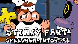 Pizza Tower Speedrun Tutorial: Stinky Fart (Pizzascare, ft. @terpo9098)