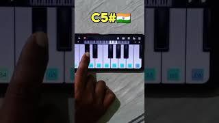 jana gana Mana Adhinayaka Jaya hai ️piano tutorial #shorts#nbforu#india