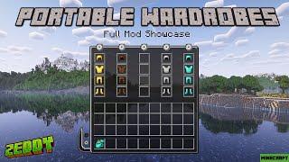 Portable Wardrobes (Easy Armor Swap) Mod - Full Minecraft Mod Showcase - Hypixel Skyblock Inspired