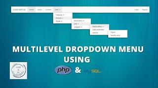 Multilevel Dropdown Menu Using PHP & MySQL | Bootstrap | OOP