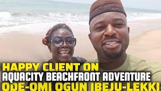 ROAD ADVENTURE TO AQUACITY BEACHFRONT PROPERTY ODE-OMI IBEJU LEKKI OGUN WATER SIDE