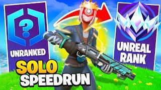 Unranked to UNREAL SOLO SPEEDRUN (Season 2 Fortnite)