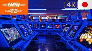 Hey Akihabara - Thousands of Arcade Games | 4k virtual tour /Tokyo Japan/ASMR/Japan Trip