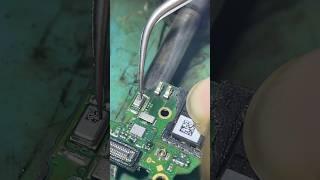 how to replace smd mic by soldering iron #shorts