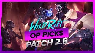 TOP 5 Champions to CLIMB to DIAMOND in Wild Rift (Patch 2.5 - LoL Mobile)
