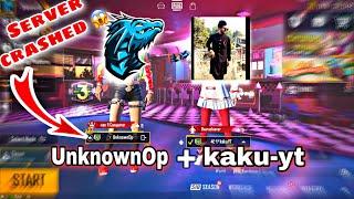 UnknownOp playing with kaku-yt || Destruction of Asia server || PUBG MOBILE