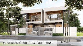 Project #45: 2-STOREY DUPLEX MODERN HOUSE |  15x21m LOT | House Tour | HOUSE DESIGN