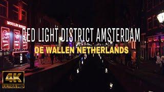 Red Light District Amsterdam Walk Tour 2024 |4K| De Wallen Netherlands