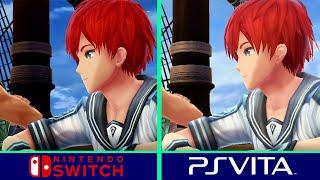 YS VIII Switch & PS Vita 2022 Comparison | Throwback Comparison!