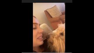 This Youtuber DELETES THIS video of her KISSING HER DOG This is gross