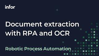 Extracting key values with Infor RPA’s OCR Activity