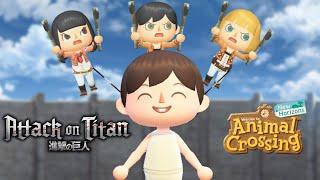 Attack on Titan but it's Animal Crossing | 進撃の巨人 x どうぶつの森