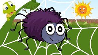 Incy  Wincy Spider Nursery Rhyme with lyrics - Kids song and cartoon animation