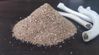 How to make bone meal at home ?