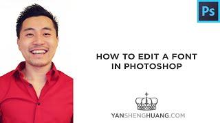 How to Edit a Font in Photoshop (Pen Tool & Direct Selection)