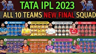 TATA IPL 2023 | All Teams Full & Final Squad | All Teams New Confirmed Squad | IPL All Squad 2023