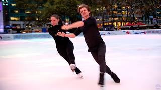 Oona Brown & Gage Brown skate to 'Get Up Offa That Thing', their 2025 Rhythm Dance to James Brown