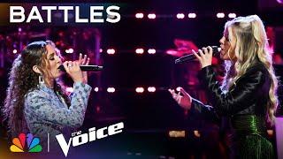 Tatum Scott and Angie Rey Shine in Their Perfect Performance of "GIRL" | The Voice Battles | NBC