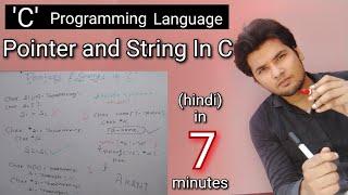 Pointer and string in C in hindi || C programming language