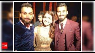   THIS throwback picture of Anushka Sharma and Virat Kohli with KL Rahul from their wedding recepti