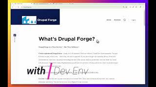 Disposable Drupal Sites w/ Dev Environment - 4:30 min