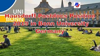 Hausdorff Postdocs Position 2019 in Bonn University, Germany : Researchersjob