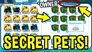 OWNER REVEALS SECRET LEAKED PETS In Pet Simulator X Roblox