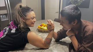 MOM vs SON - Arm Wrestling 