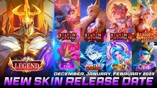 UPDATE ON THE LATEST MOBILE LEGENDS SKIN RELEASE DATE 2025 JANUARY & FEBRUARY | ML LEAKS