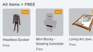 FREE ROBLOX ITEM ON MARKETPLACE IS BACK! GET FREE HEADLESS NOW! (2024)