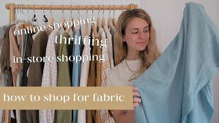 Where To Find Fabric For Sewing Clothes | Sewing for Beginners