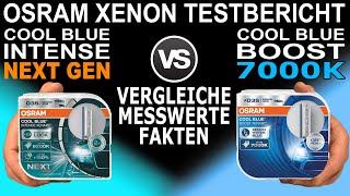 Osram Cool Blue Intense Next Gen CBN vs Cool Blue Boost | Testbericht Vergleiche Messwerte Fakten