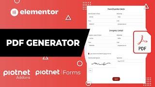 How to generate a PDF from your Website Form | Piotnet Forms