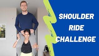SHOULDER RIDE CHALLENGE || Couples Edition
